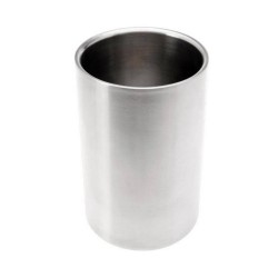 wijnkoelers RVS flessenkoeler ijsbak wijn koeler water koeler koud tafelen wijnkoeler dubbelwandig