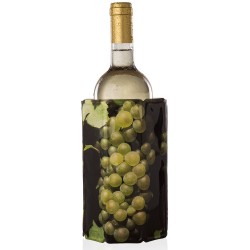 Vacu Vin wijnkoeler Active 1 liter 14 x 18 cm chroom groen