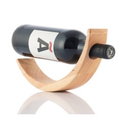 Drijvend houten wijnhouder woolance - Wijnhouder - Wijnfleshouder - Zwevende wijnfleshouder - Wijn accessoires - Wijnrek