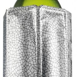 VacuVin Actieve Wijnkoeler Zilver